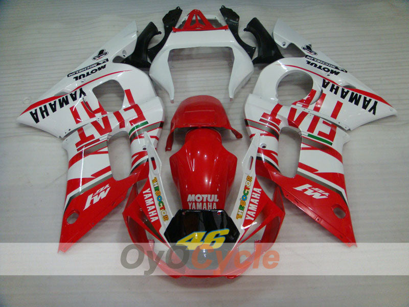 Kit carene a iniezione per YZF-R6 98-02 - Rosso, Bianco - FIAT #OYO87905993 Immagine secondaria del prodotto