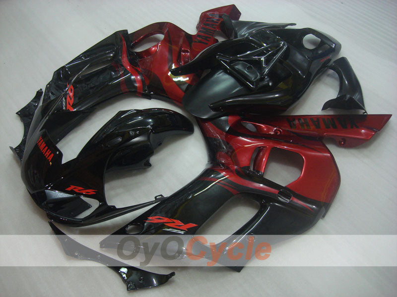 Kit carene a iniezione per YZF-R6 98-02 - Rosso, Nero - Stile di fabbrica #OYO87905996 Immagine secondaria del prodotto