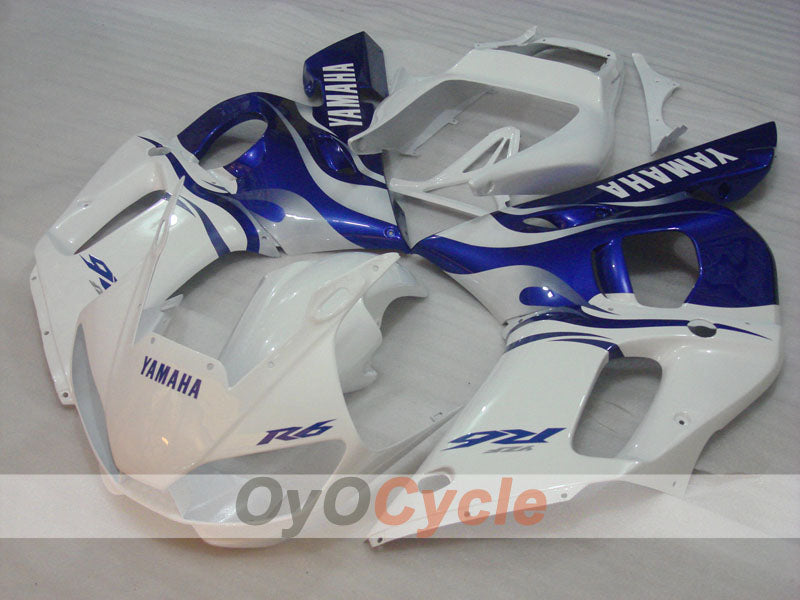 Kit carene a iniezione per YZF-R6 98-02 - Blu, Bianco - Stile Fabbrica #OYO87905998 Immagine secondaria del prodotto