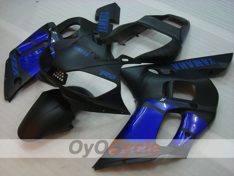 Kit carene a iniezione per YZF-R6 98-02 - Blu, Nero, Opaco - Stile originale #OYO87906002 Immagine secondaria del prodotto
