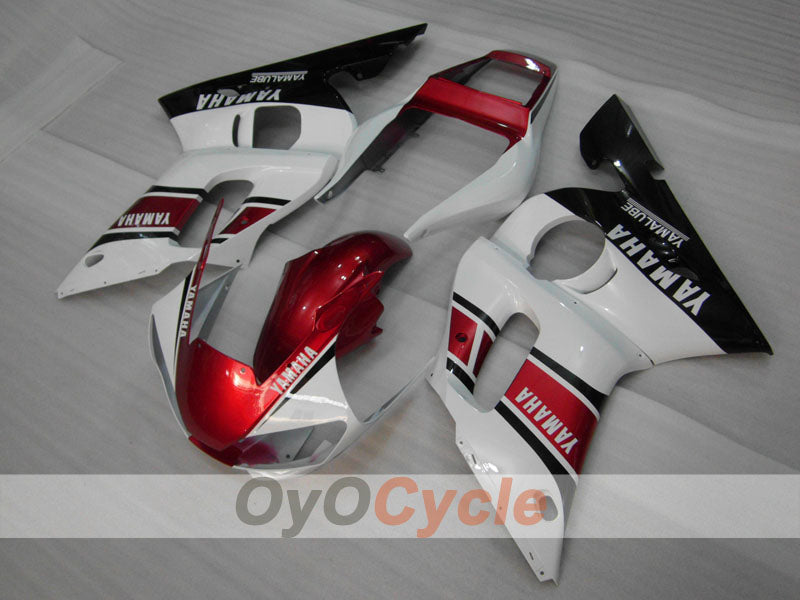 Kit carene a iniezione per YZF-R6 98-02 - Rosso, Bianco, Nero - Stile Factory #OYO87906005 Immagine secondaria del prodotto
