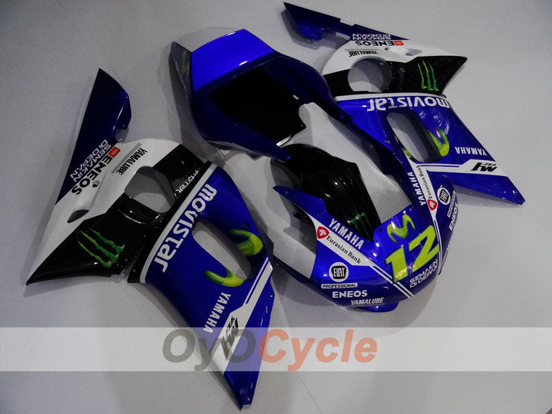 Kit carene a iniezione per YZF-R6 98-02 - Blu, Bianco, Nero - Monster #OYO87906006 Immagine principale del prodotto