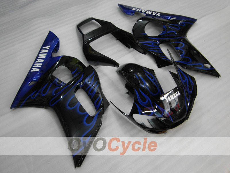Kit carene a iniezione per YZF-R6 98-02 - Blu, Nero - Fiamma #OYO87906008 Immagine principale del prodotto