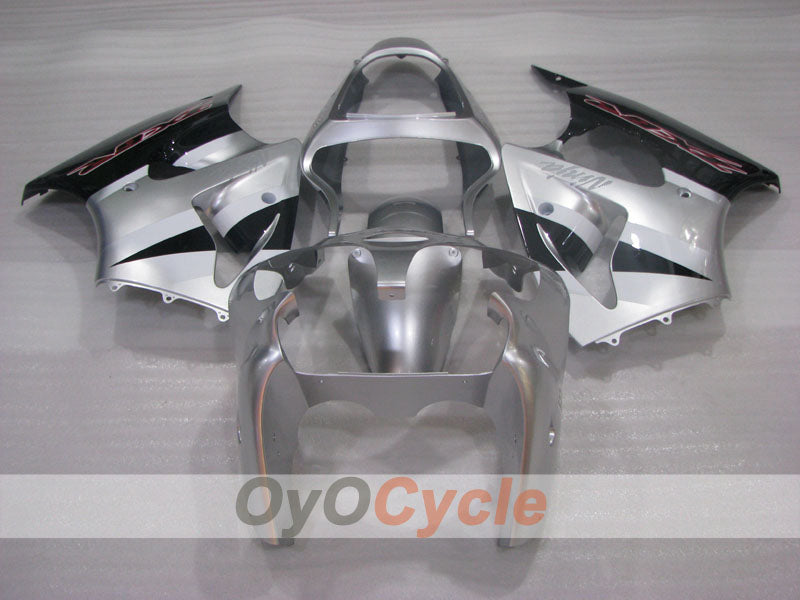 Kit carene a iniezione per NINJA ZX-6R 00-02 - Nero, Argento - Stile originale #OYO87906022 Immagine secondaria del prodotto