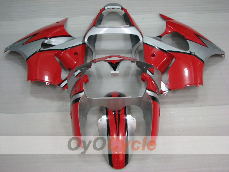 Kit Carenatura a Iniezione per NINJA ZX-6R 00-02 - Rosso, Nero, Argento - Stile di Fabbrica #OYO87906024 Immagine secondaria del prodotto