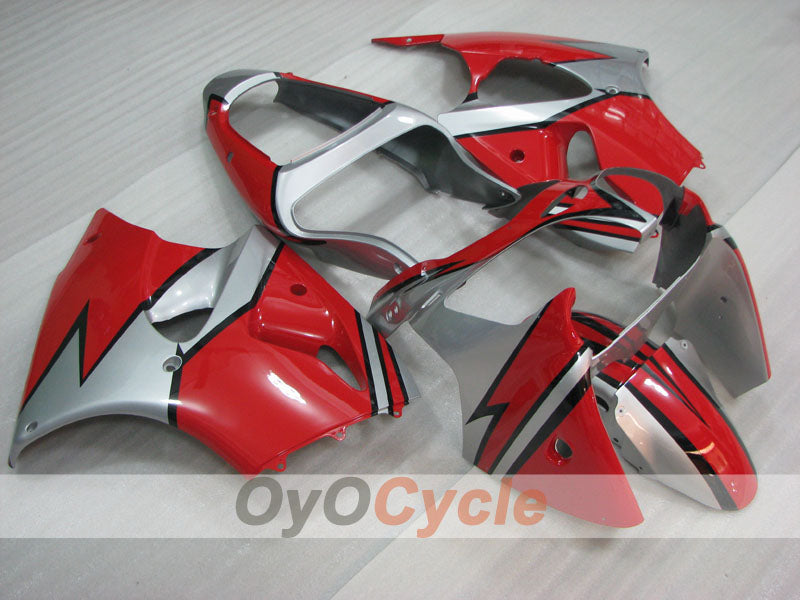 Kit Carenatura a Iniezione per NINJA ZX-6R 00-02 - Rosso, Nero, Argento - Stile di Fabbrica #OYO87906024 Immagine principale del prodotto