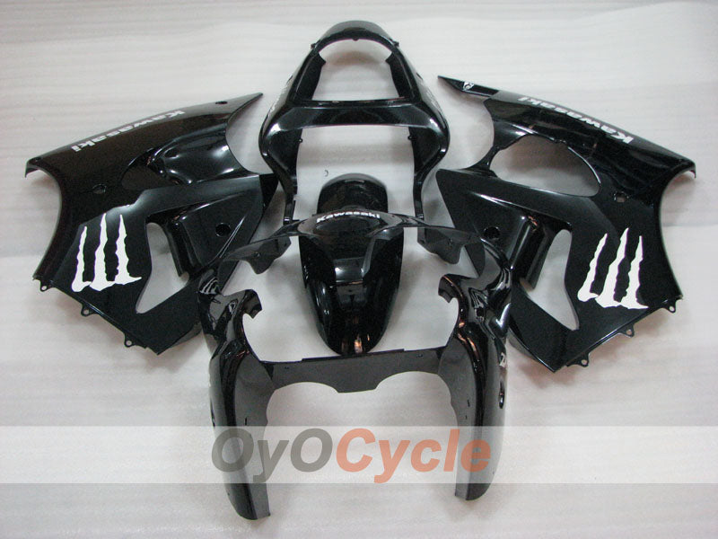 Kit carenatura a iniezione per NINJA ZX-6R 00-02 - Nero - Monster #OYO87906026 Immagine secondaria del prodotto