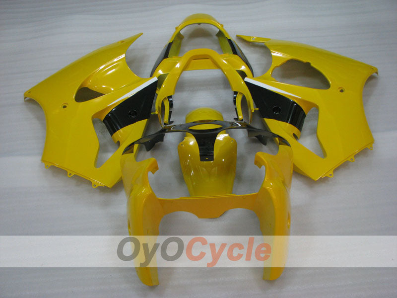 Kit carene a iniezione per NINJA ZX-6R 00-02 - Giallo, Nero - Stile di fabbrica #OYO87906027 Immagine secondaria del prodotto