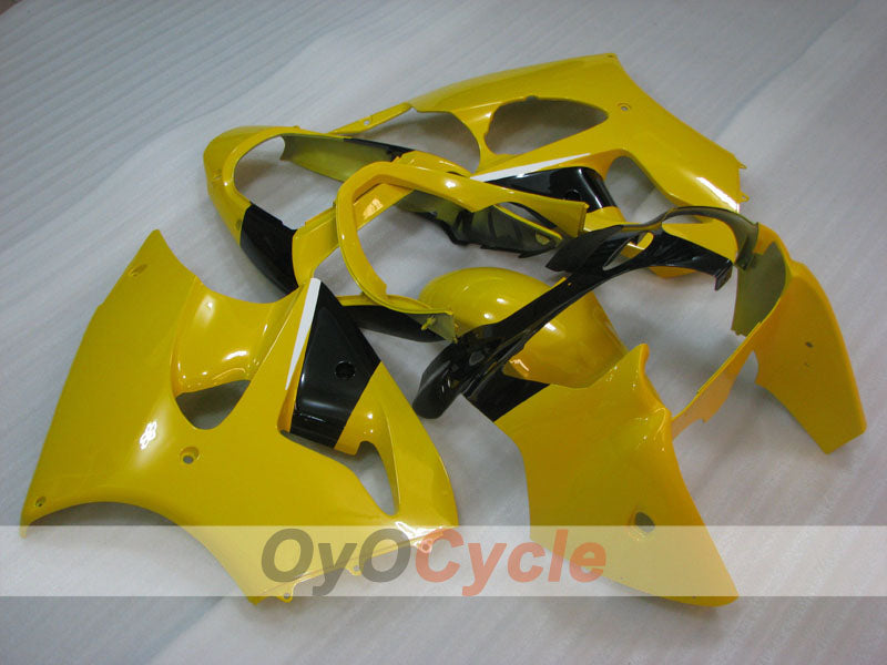 Kit carene a iniezione per NINJA ZX-6R 00-02 - Giallo, Nero - Stile di fabbrica #OYO87906027 Immagine principale del prodotto