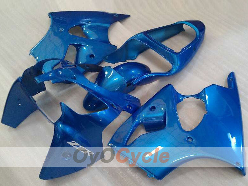Carenatura a iniezione per NINJA ZX-6R 00-02 - Blu - Senza adesivi/decalcomanie, Stile di fabbrica #OYO87906028 Immagine secondaria del prodotto