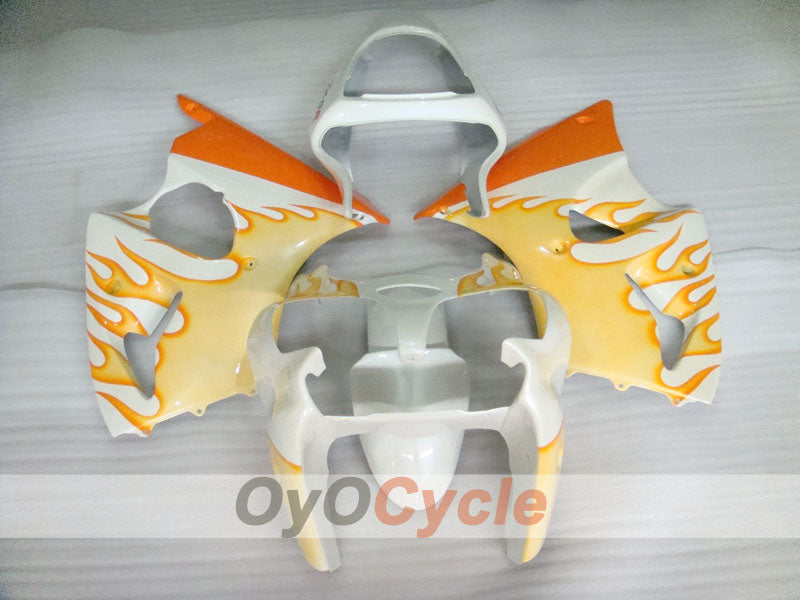 Kit carene a iniezione per NINJA ZX-6R 00-02 - Arancione, Bianco - Fiamma #OYO87906030 Immagine secondaria del prodotto