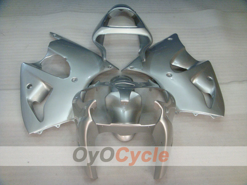 Kit carene a iniezione per NINJA ZX-6R 00-02 - Argento - Senza adesivi/decalcomanie, Stile di fabbrica #OYO87906031 Immagine secondaria del prodotto