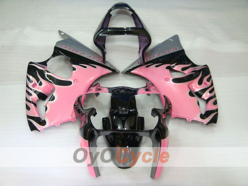 Kit carene a iniezione per NINJA ZX-6R 00-02 - Nero, Rosa - Personalizza #OYO87906032 Immagine secondaria del prodotto