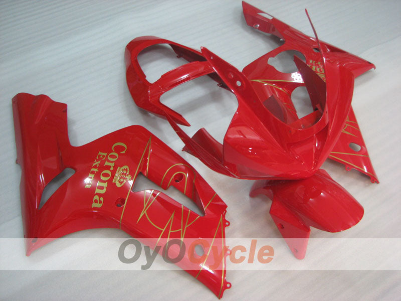 Kit Carene a Iniezione per NINJA ZX-6R 03-04 - Rosse - Corona #OYO87906040 Immagine principale del prodotto