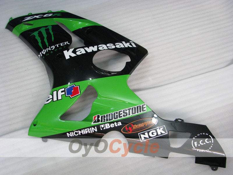 Carenatura laterale sinistra e destra per Kawasaki 03-04 Ninja ZX-6R #OYO87913057 Immagine principale del prodotto
