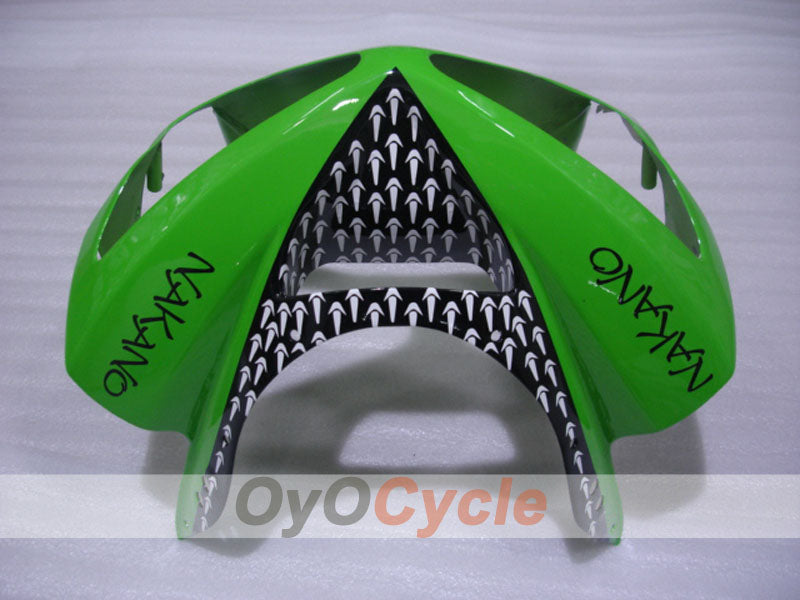 Kit carene a iniezione per NINJA ZX-6R 03-04 - Verde, Nero - Nakano #OYO87906044 Immagine secondaria del prodotto