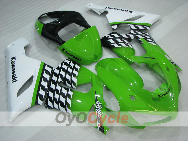 Carenatura a iniezione per NINJA ZX-6R 05-06 - Verde, Bianco - Stile Originale #OYO87906047 Immagine principale del prodotto