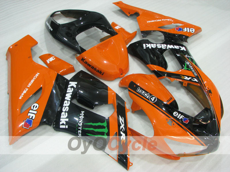 Carene a iniezione per NINJA ZX-6R 05-06 - Arancione, Nero - Monster #OYO87906048 Immagine principale del prodotto