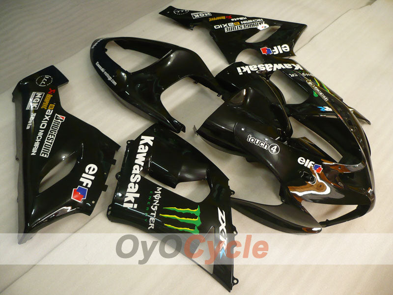 Kit Carene a Iniezione per NINJA ZX-6R 05-06 - Nero - Monster #OYO87906049 Immagine principale del prodotto