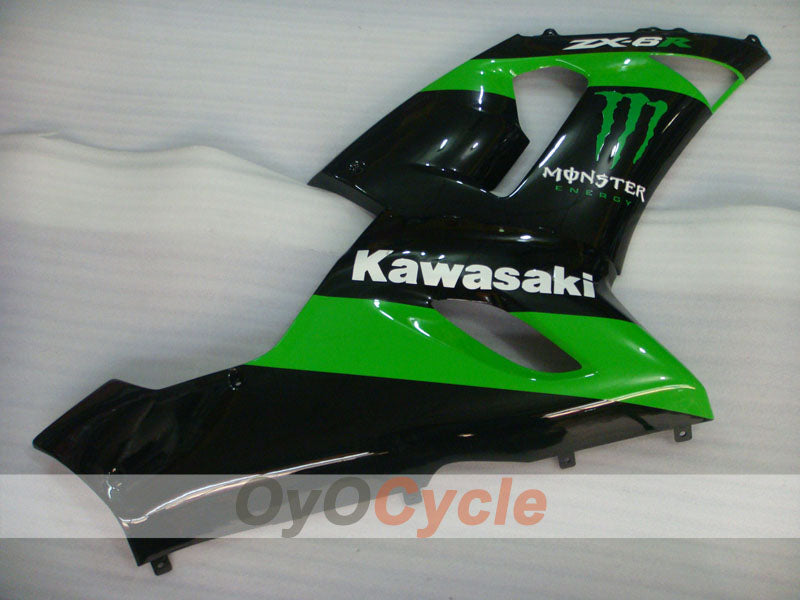 Carena Sinistra & Destra Per Kawasaki 05-06 Ninja ZX-6R #OYO87913141 Immagine secondaria del prodotto