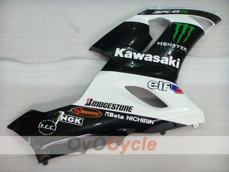Carenatura lato sinistro e destro per Kawasaki 05-06 Ninja ZX-6R #OYO87913145 Immagine secondaria del prodotto