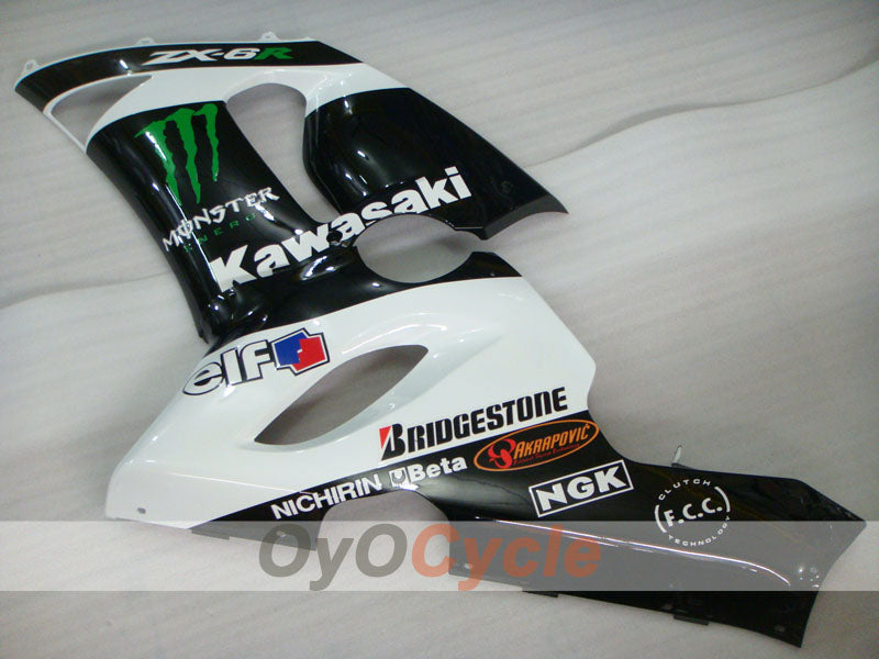 Carenatura lato sinistro e destro per Kawasaki 05-06 Ninja ZX-6R #OYO87913145 Immagine principale del prodotto