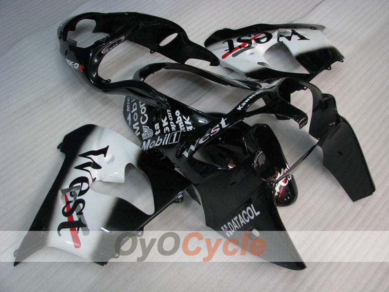 Kit carene per NINJA ZX-9R 00-01 - Bianco, Nero - West #OYO87906064 Immagine principale del prodotto