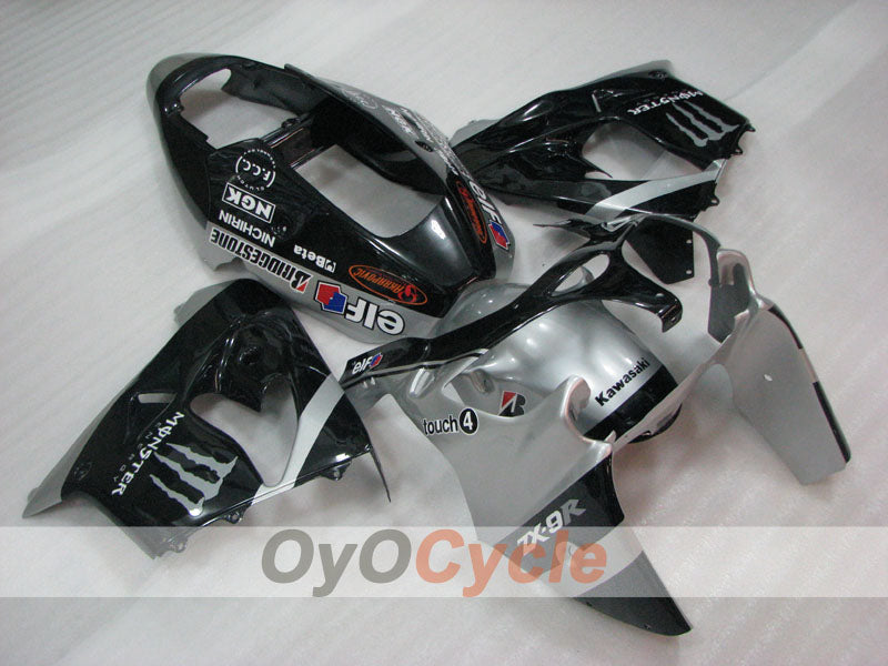 Kit carene per NINJA ZX-9R 02-03 - Nero, Argento - Monster #OYO87906068 Immagine principale del prodotto