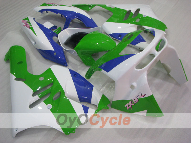 Kit carene per NINJA ZX-9R 94-97 - Verde, Blu,, Bianco - Stile Factory #OYO87906074 Immagine secondaria del prodotto