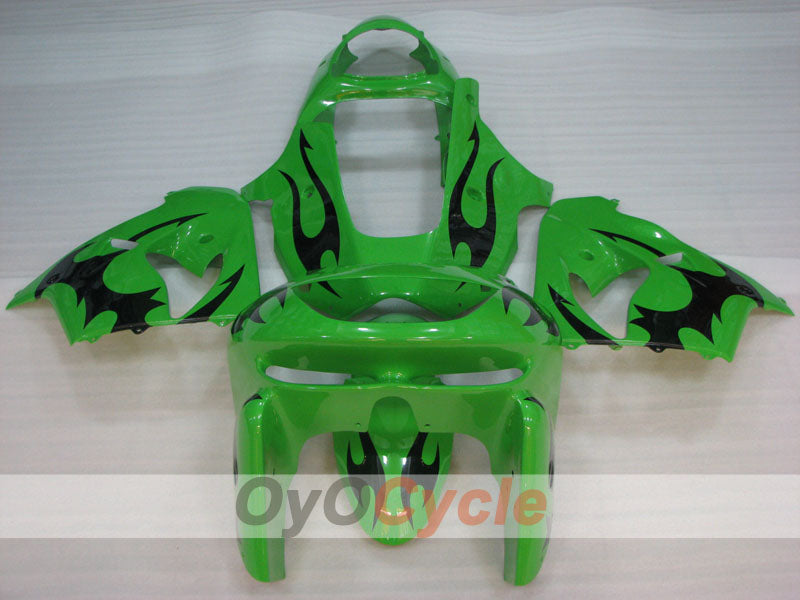 Kit carene per NINJA ZX-9R 98-99 - Verde, Nero - Stile di fabbrica #OYO87906077 Immagine secondaria del prodotto
