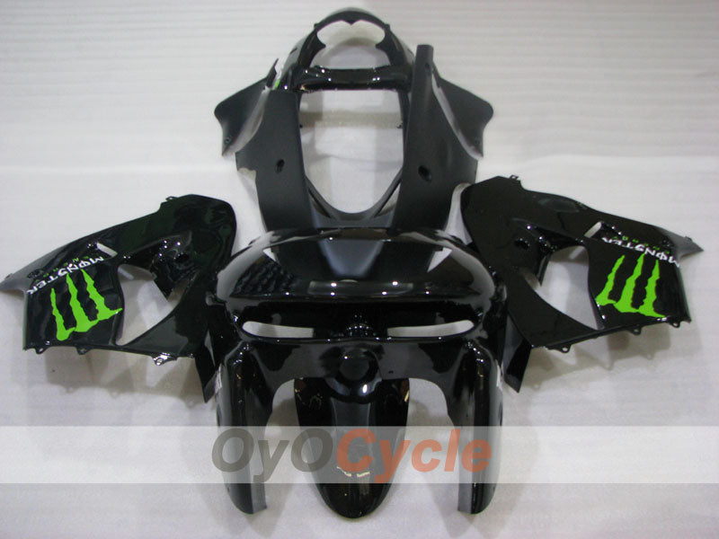 Kit carene per NINJA ZX-9R 98-99 - Nero - Monster #OYO87906079 Immagine secondaria del prodotto