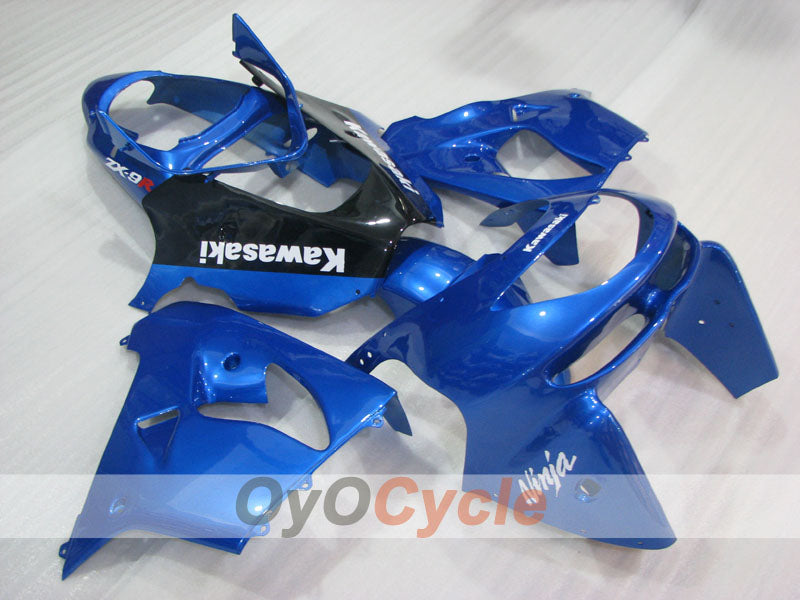 Kit carene per NINJA ZX-9R 98-99 - Blu, Nero - Stile di fabbrica #OYO87906083 Immagine principale del prodotto
