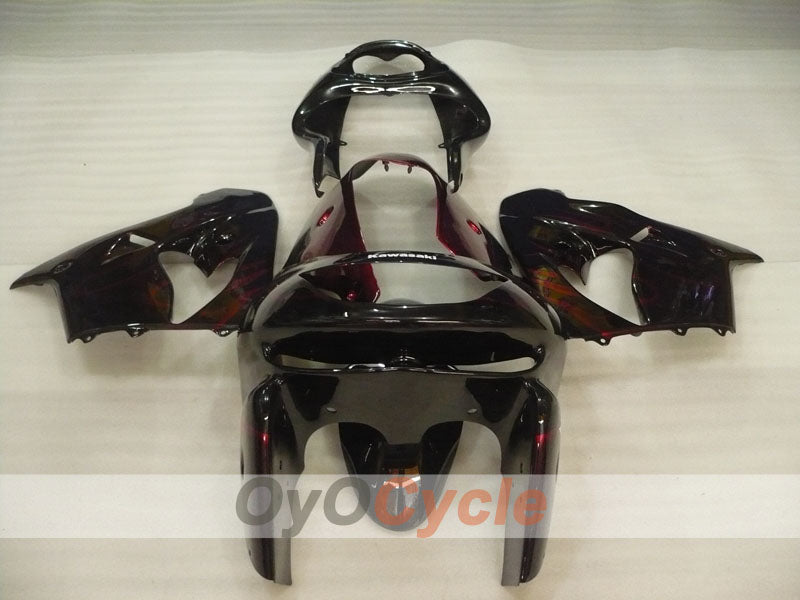Kit carene per NINJA ZX-9R 98-99 - Rosso, Nero - Fiamma #OYO87906084 Immagine secondaria del prodotto