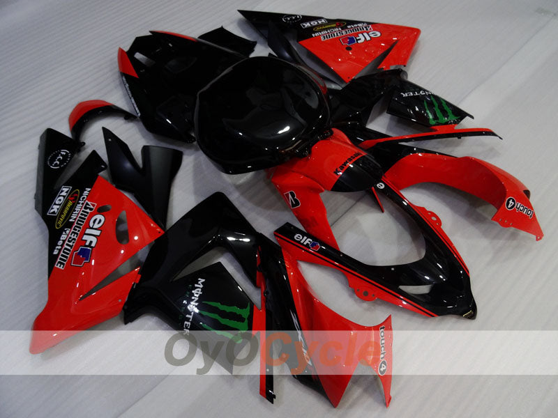 Carena a iniezione per NINJA ZX-10R 04-05 - Rosso, Nero - Monster #OYO87906088 Immagine principale del prodotto