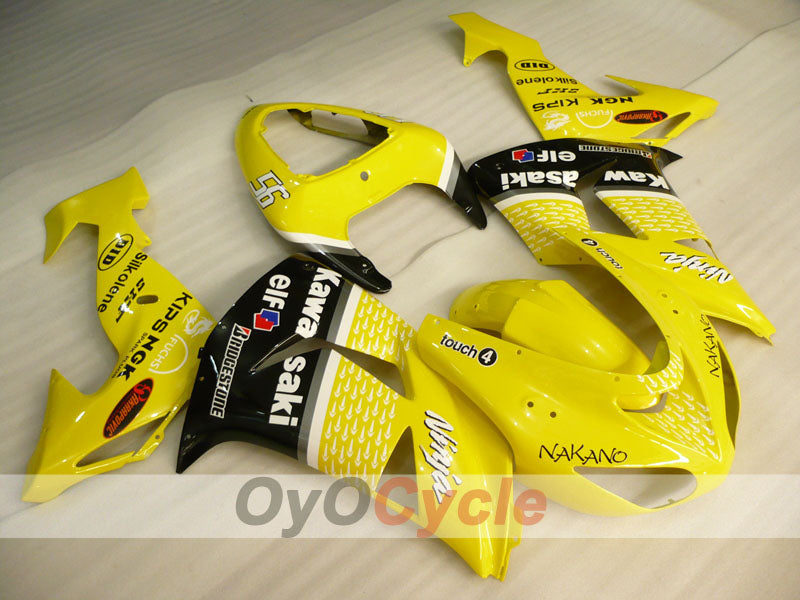 Kit carene a iniezione per NINJA ZX-10R 06-07 - Giallo - Nakano #OYO87906091 Immagine principale del prodotto