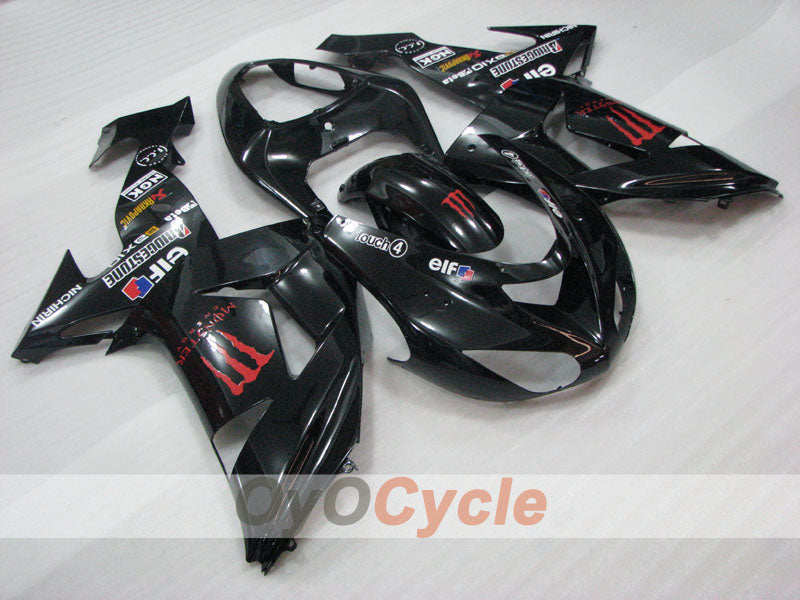 Carenatura a iniezione per NINJA ZX-10R 06-07 - Nero - Monster #OYO87906095 Immagine principale del prodotto