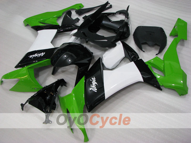 Kit carene a iniezione per NINJA ZX-10R 08-10 - Verde, Bianco, Nero - Stile di fabbrica #OYO87906101 Immagine principale del prodotto