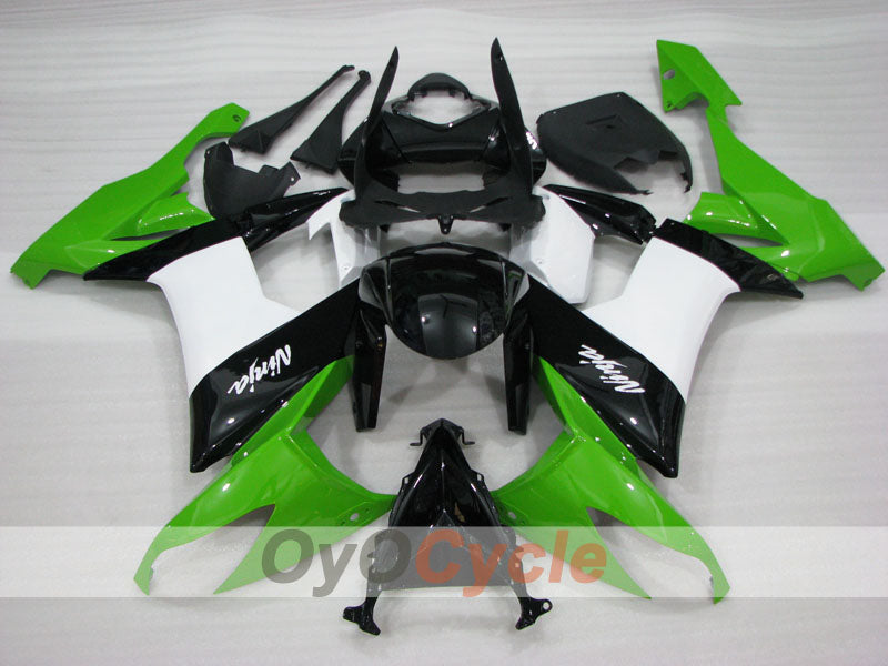 Kit carene a iniezione per NINJA ZX-10R 08-10 - Verde, Bianco, Nero - Stile di fabbrica #OYO87906101 Immagine secondaria del prodotto