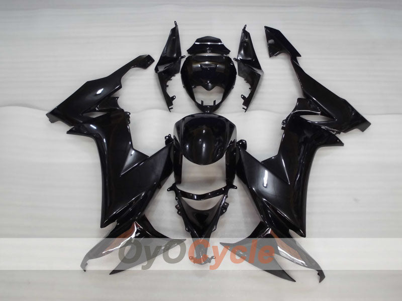 Kit carene stampate a iniezione per NINJA ZX-10R 08-10 - Verde, Nero - Fiamme #OYO87906102 Immagine secondaria del prodotto