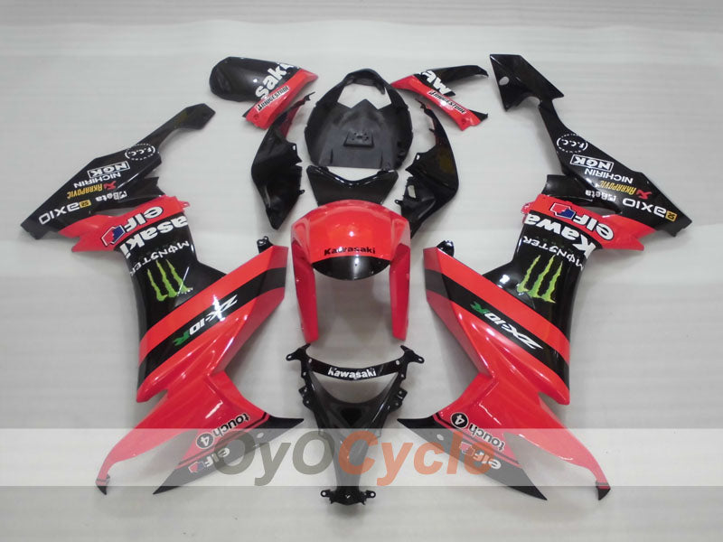 Kit carene a iniezione per NINJA ZX-10R 08-10 - Rosso, Nero - Monster #OYO87906103 Immagine secondaria del prodotto