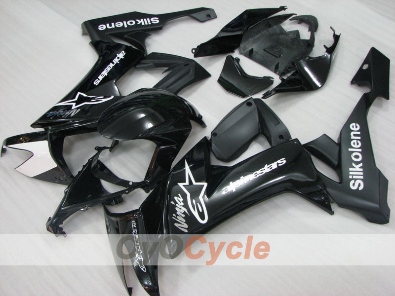 Kit carene stampate a iniezione per NINJA ZX-10R 08-10 - Nero - Stile originale #OYO87906108 Immagine secondaria del prodotto