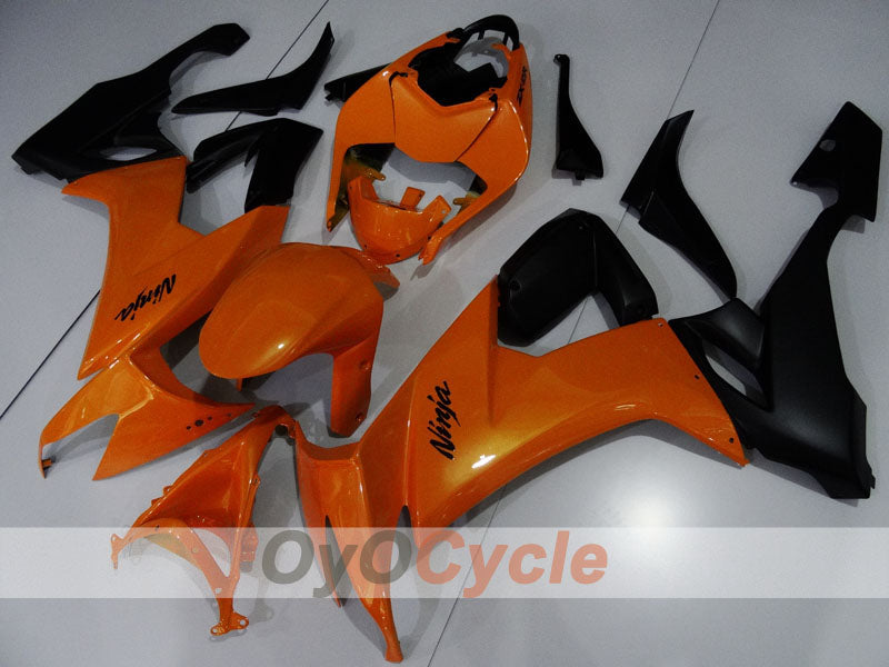 Kit carene stampate a iniezione per NINJA ZX-10R 08-10 - Arancione, Nero - Stile di fabbrica #OYO87906109 Immagine principale del prodotto