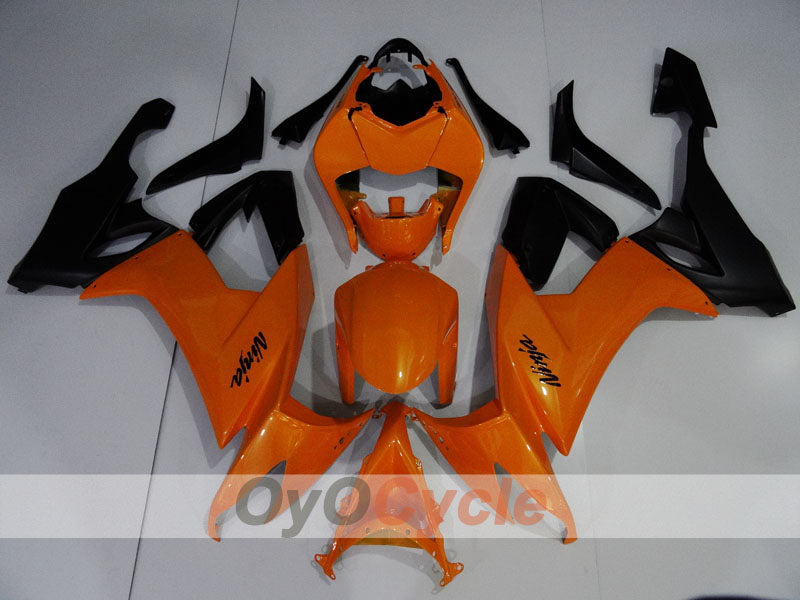 Kit carene stampate a iniezione per NINJA ZX-10R 08-10 - Arancione, Nero - Stile di fabbrica #OYO87906109 Immagine secondaria del prodotto