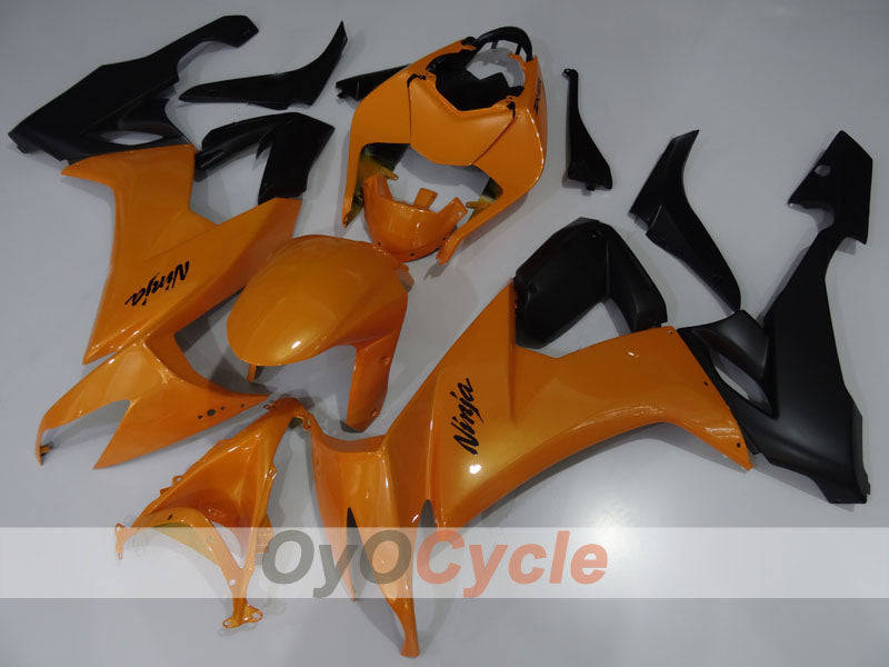 Kit carene stampate a iniezione per NINJA ZX-10R 08-10 - Arancione, Nero - Stile originale #OYO87906110 Immagine principale del prodotto