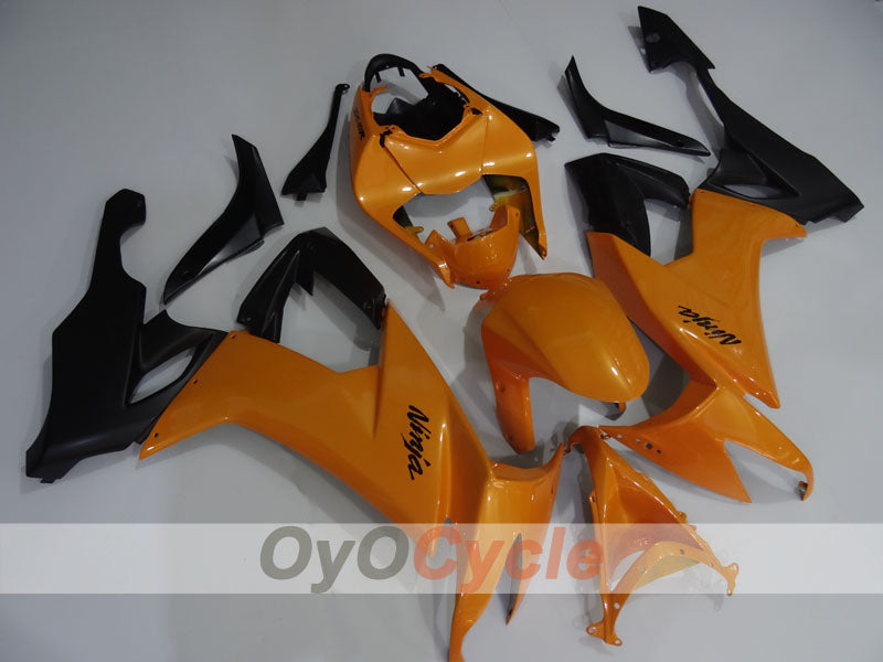 Kit carene stampate a iniezione per NINJA ZX-10R 08-10 - Arancione, Nero - Stile originale #OYO87906110 Immagine secondaria del prodotto