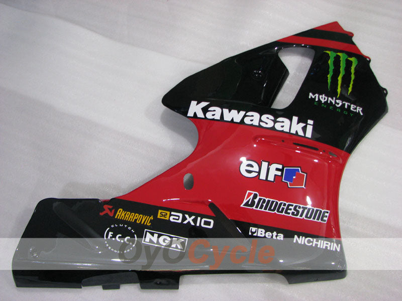 Carene laterali destra e sinistra per Kawasaki 00-01 Ninja ZX-12R #OYO87913511 Immagine secondaria del prodotto