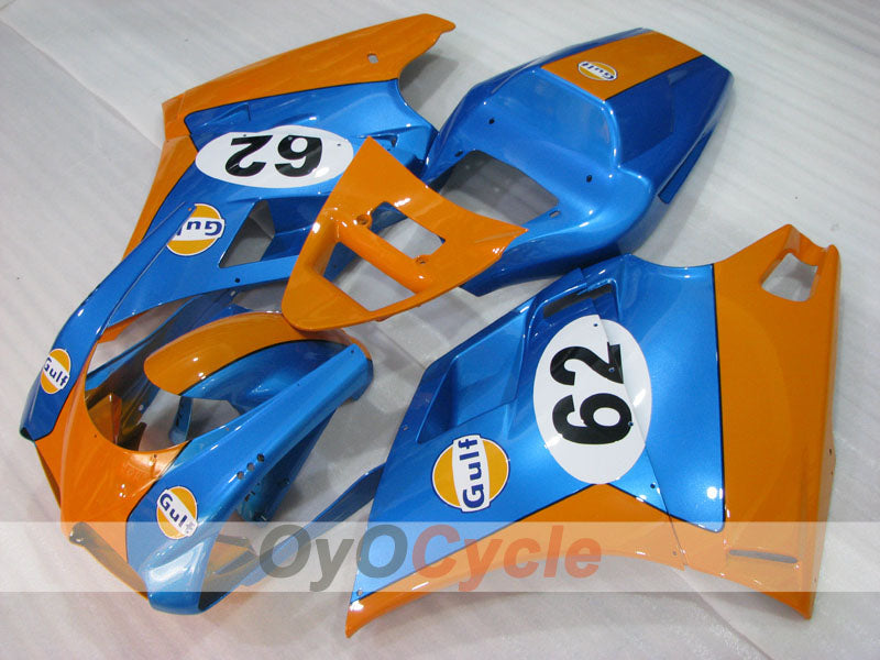 Kit carene a iniezione per Ducati 996 del 99-02 - Arancione, Blu - Stile di fabbrica #OYO87906149