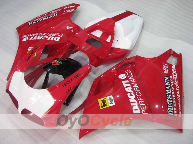 Kit carene a iniezione per Ducati 916 del 94-98 - Rosso, Bianco - Performance #OYO87906178 Immagine secondaria del prodotto