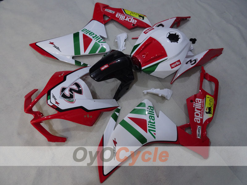 Carenatura per Aprilia RSV4 09-14 - Rosso, Verde, Bianco, Nero - Alitalia #OYO87906287 Immagine principale del prodotto