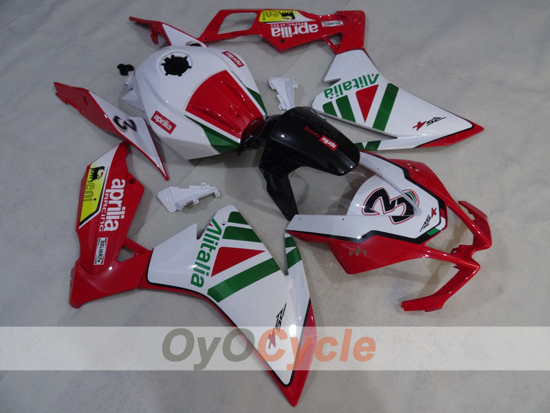 Carenatura per Aprilia RSV4 09-14 - Rosso, Verde, Bianco, Nero - Alitalia #OYO87906287 Immagine secondaria del prodotto